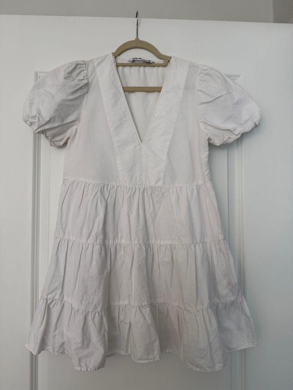 Zara Short Tiered Dress XS - Picture 2 of 7